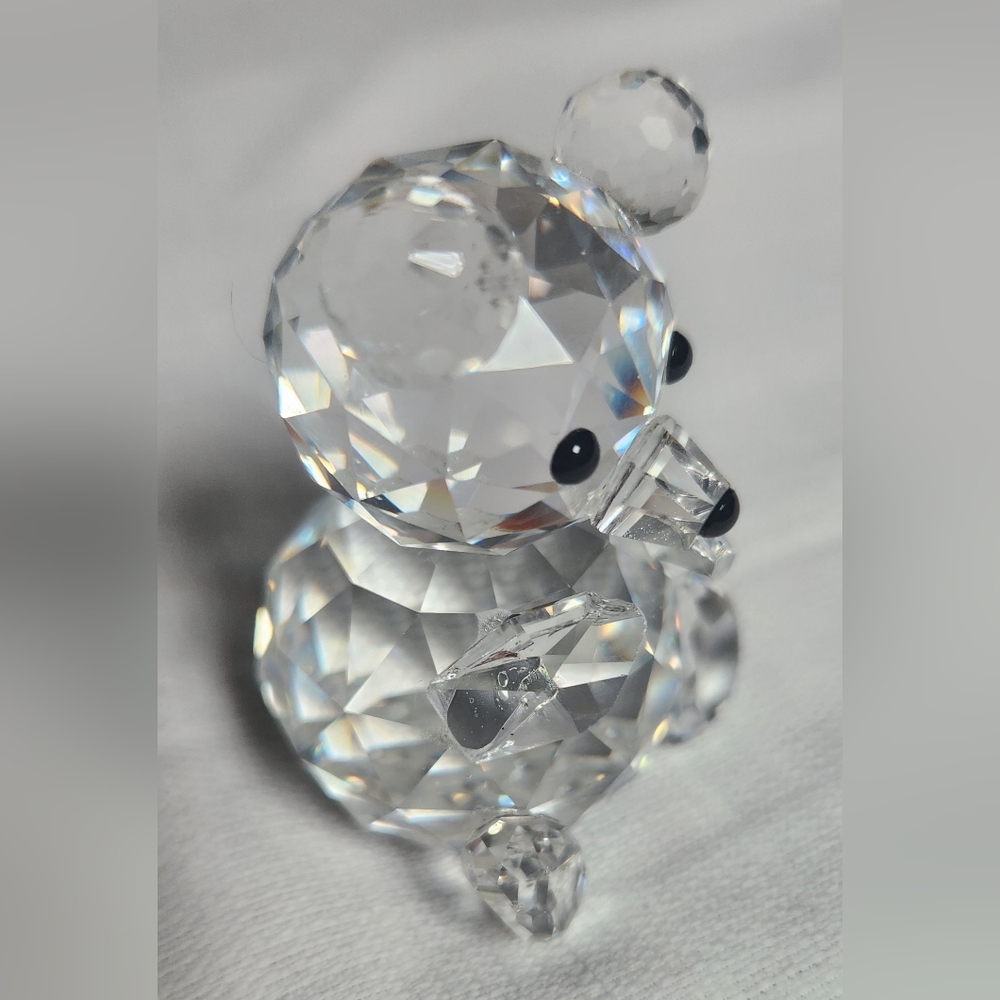 Swarovski Crystal Bear with Black Accents - Picture 12 of 14